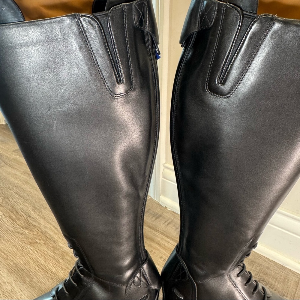 Ariat Palisade Field Tall Riding Black Leather Boots - Picture 10 of 16